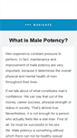 Mobile Screenshot of male-potency.us